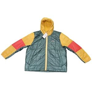 Nike Men’s Synthetic Fill Colorblock Full-Zip Hooded Jacket DJ0433-397, Size M